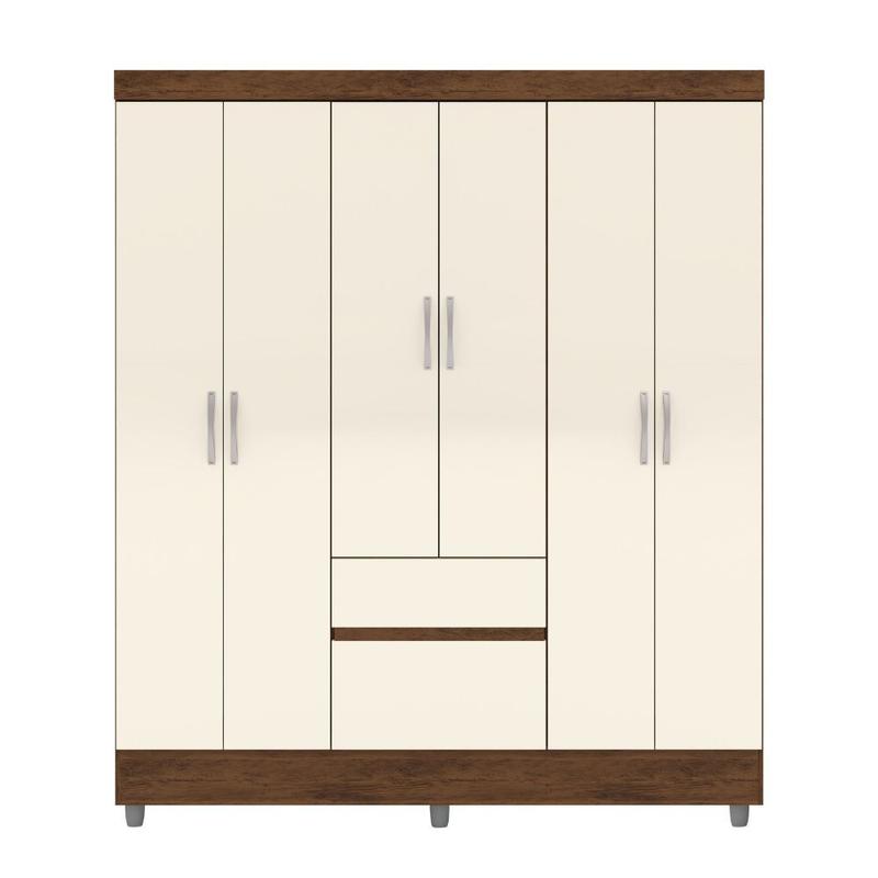 Roupeiro Ideal Plus 6 Pts 10091 Vila Rica - Guarda-Roupa